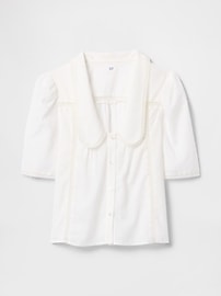 Lace Peter Pan Collar Top