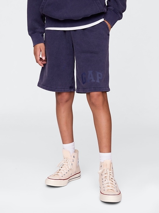 Image number 4 showing, Kids VintageSoft Logo Sweat Shorts