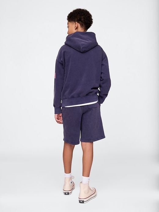 Image number 3 showing, Kids VintageSoft Logo Sweat Shorts