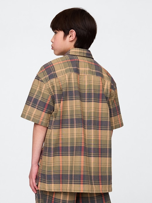 Image number 3 showing, Kids Relaxed Plaid Shirt