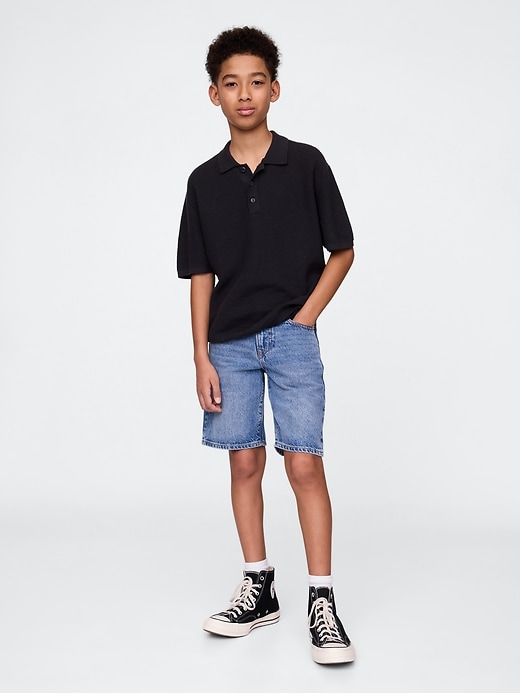 Image number 4 showing, Kids Relaxed Sweater Polo Shirt
