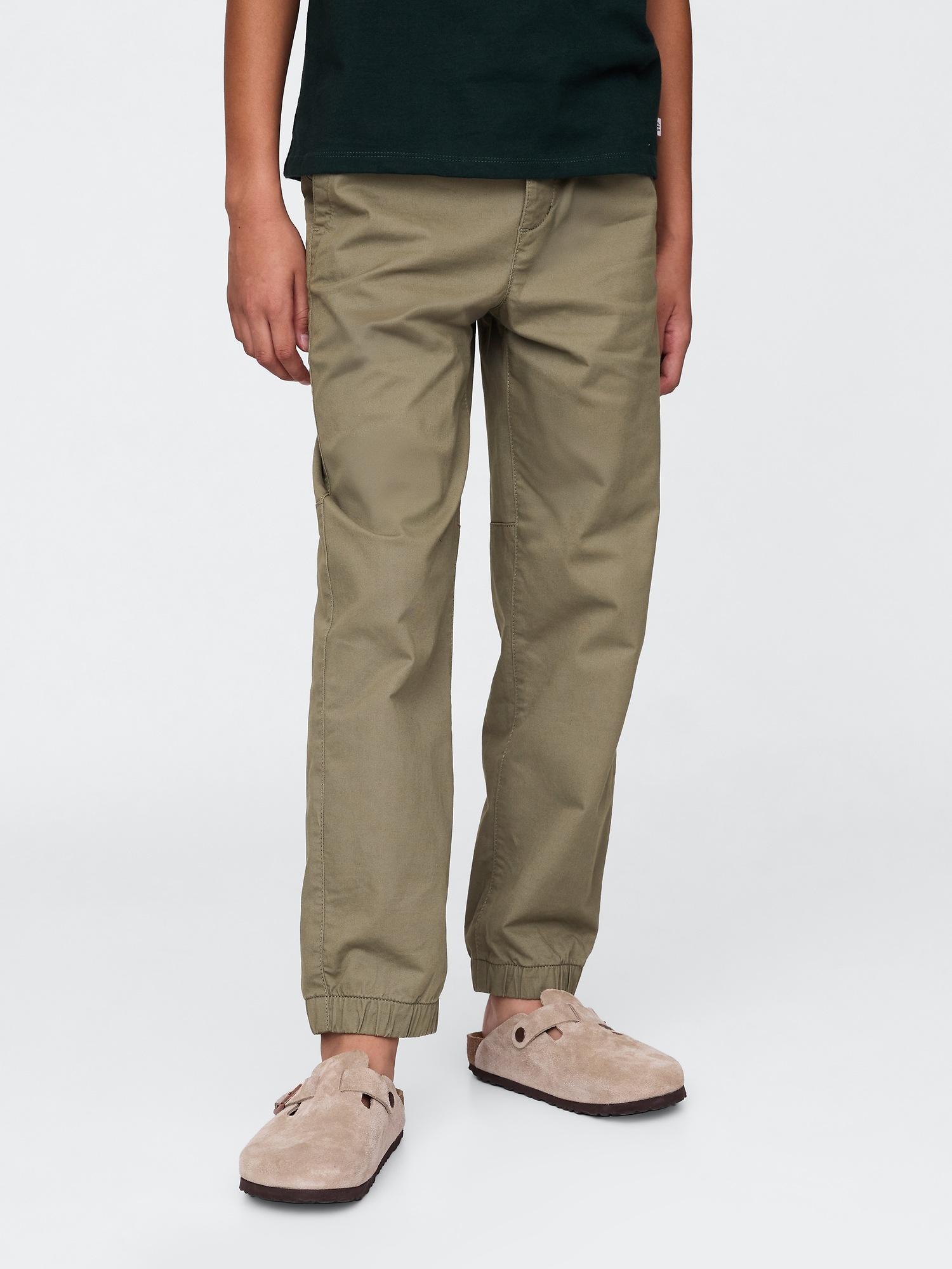 Детские брюки Gap Kids Uniform Relaxed Joggers — фото 3