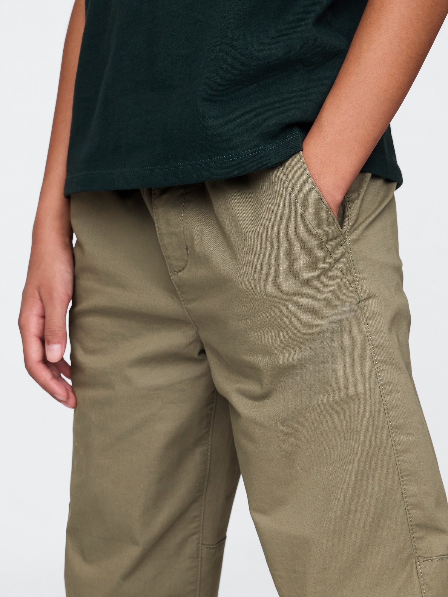 Детские брюки Gap Kids Uniform Relaxed Joggers — фото 5