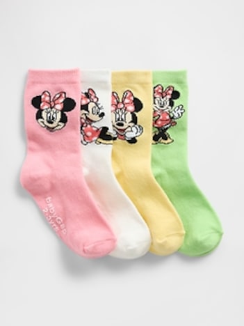 Gap × Disney Baby & Toddler Crew Socks (4-Pack)