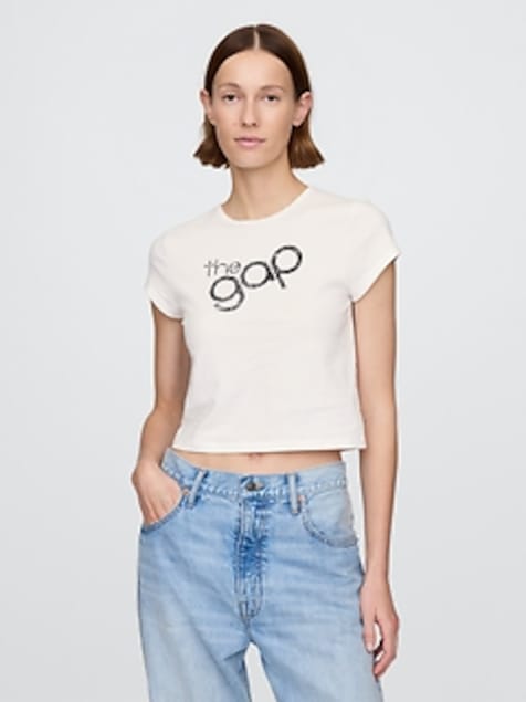 Cotton Jersey Logo Baby T-Shirt