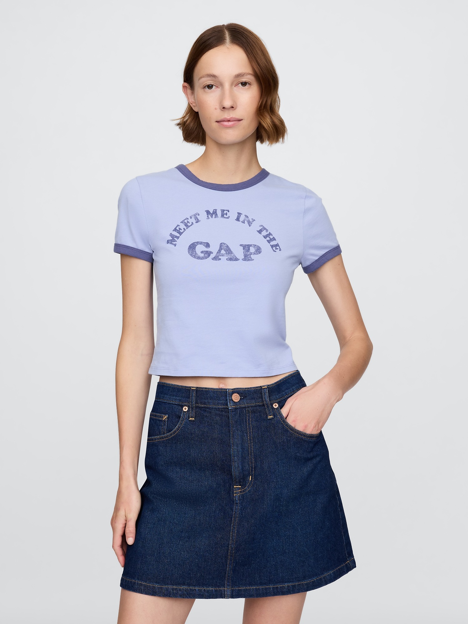 Cotton Jersey Logo Baby T-Shirt