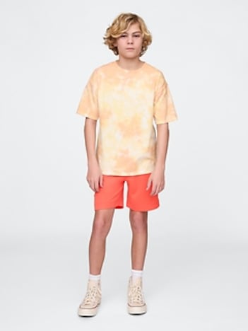 Kids GapFit 6" Recycled Mesh Easy Shorts