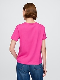 Tシャツ・カットソー AUTRY Woman T-Shirt Blush Pink TSPW88CP Autry logo-print T-shirt | Pink | FARFETCH