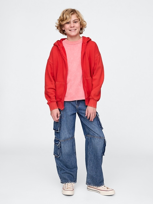 Image number 4 showing, Kids VintageSoft Zip Hoodie