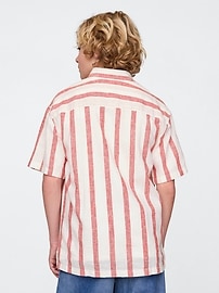 Kids Linen-Cotton Relaxed Shirt