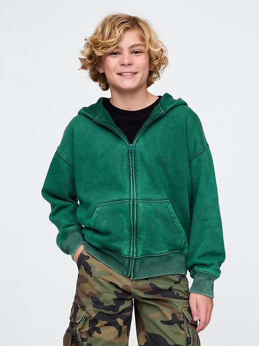 Image number 1 showing, Kids VintageSoft Zip Hoodie