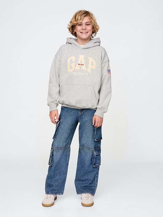 Image number 4 showing, Kids VintageSoft NYC Times Square Hoodie