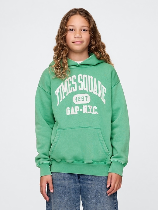 Image number 1 showing, Kids VintageSoft NYC Times Square Hoodie