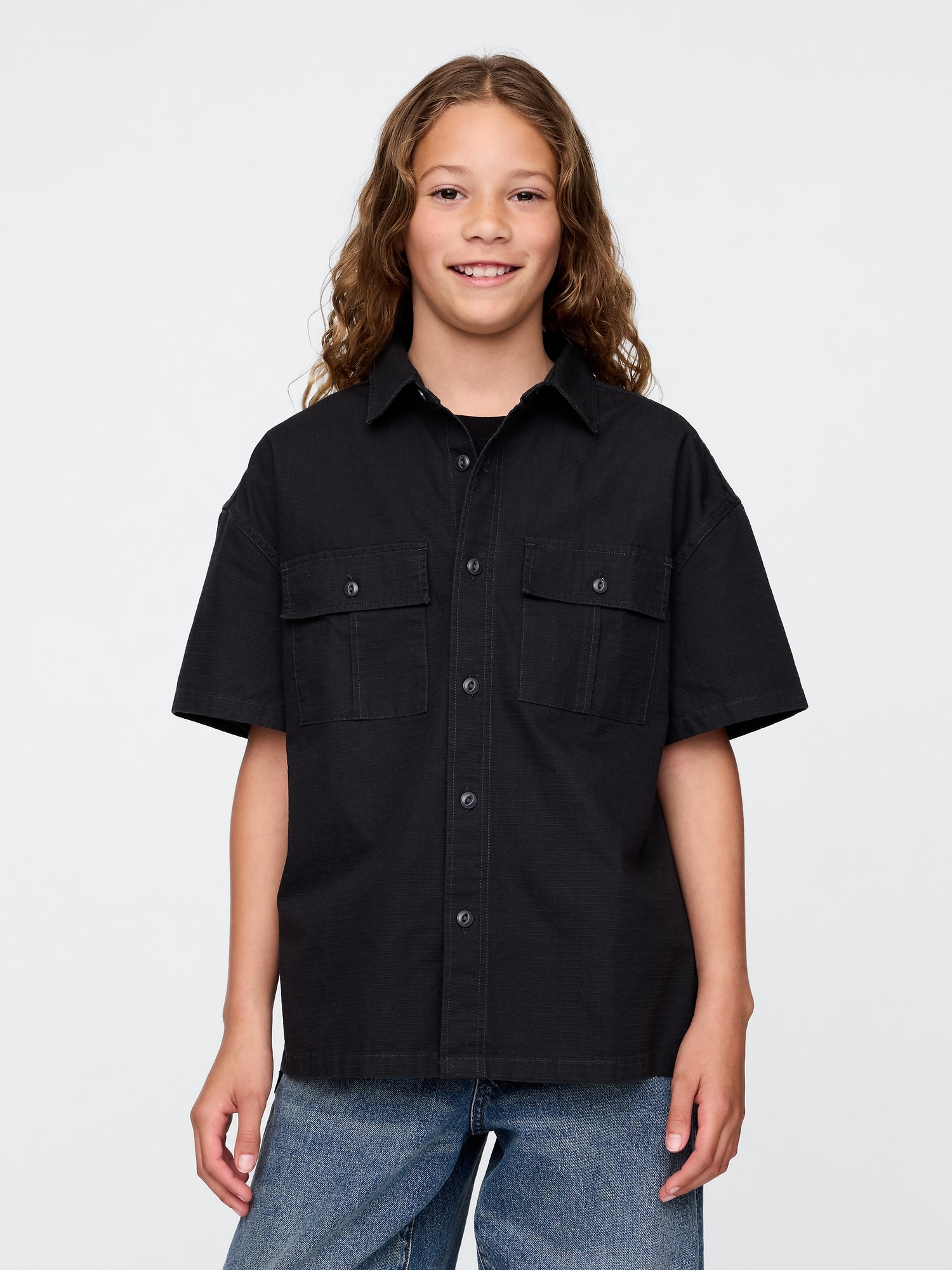 Kids Ripstop Utility Shirt