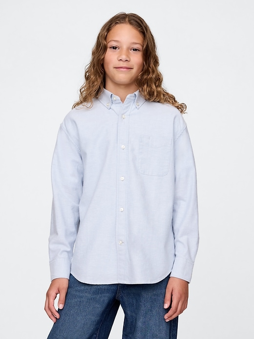 Image number 1 showing, Kids Relaxed Oxford Shirt