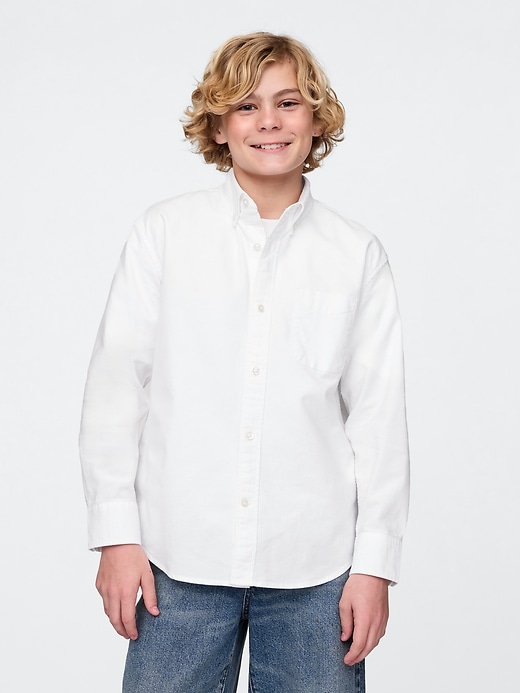 Image number 1 showing, Kids Relaxed Oxford Shirt