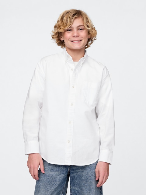 Kids Uniform Relaxed Oxford Shirt