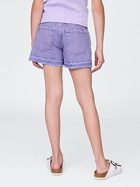 Kids Low Rise Stride Denim Shorts