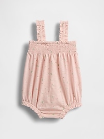 Baby Smocked Shorty One-Piece