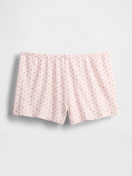 Image number 4 showing, Pointelle PJ Shorts