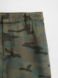 Low Rise Camo Mini Skirt