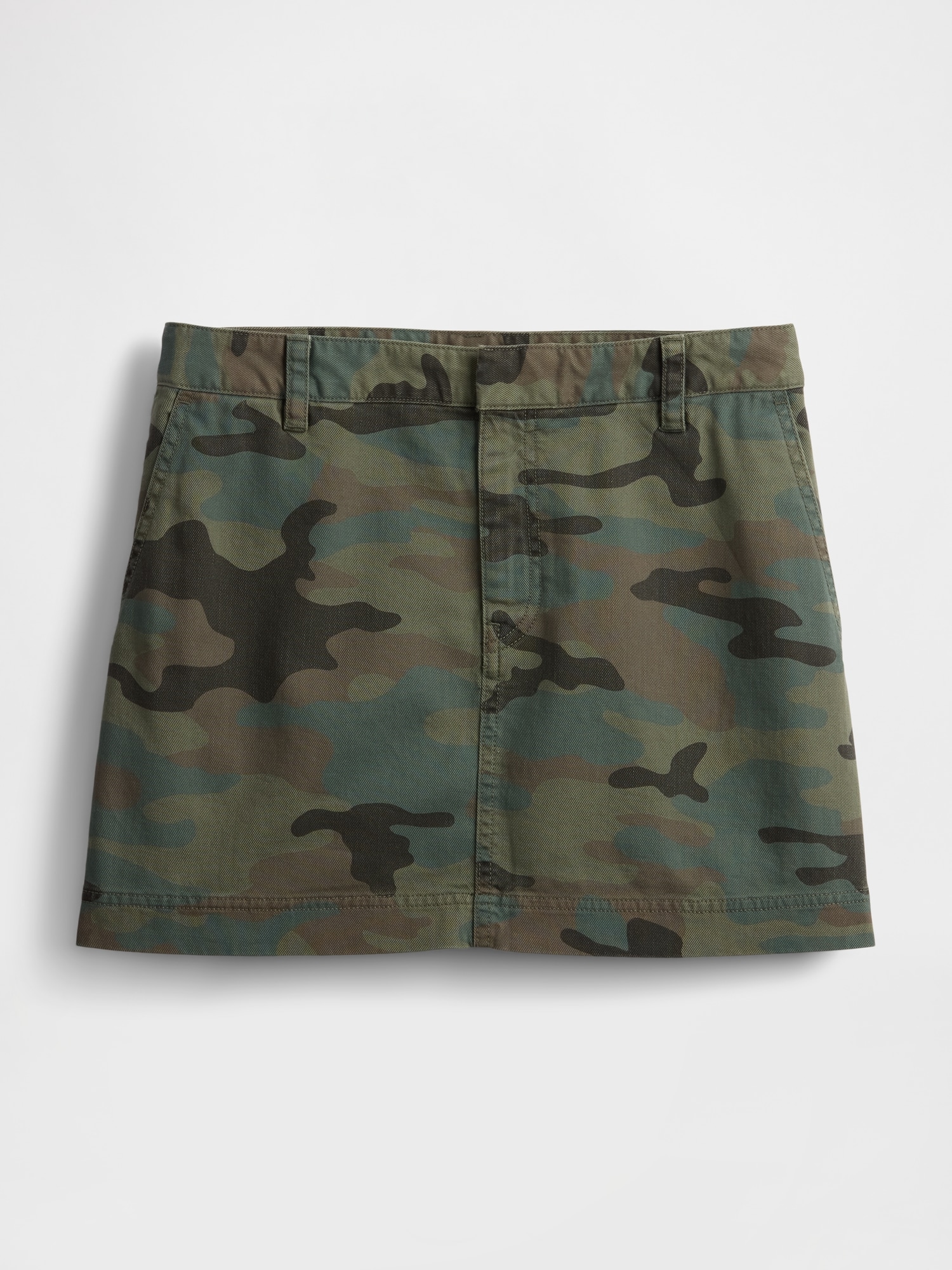 Женские юбки Gap Low Rise Camo Mini Skirt — фото 5