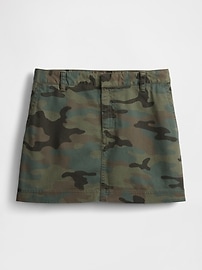 Low Rise Camo Mini Skirt