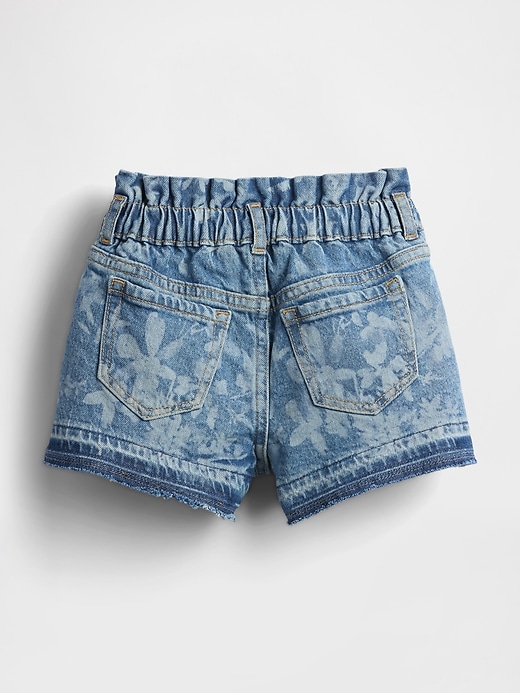 Image number 3 showing, Baby & Toddler Denim Ruffle Stride Shorts