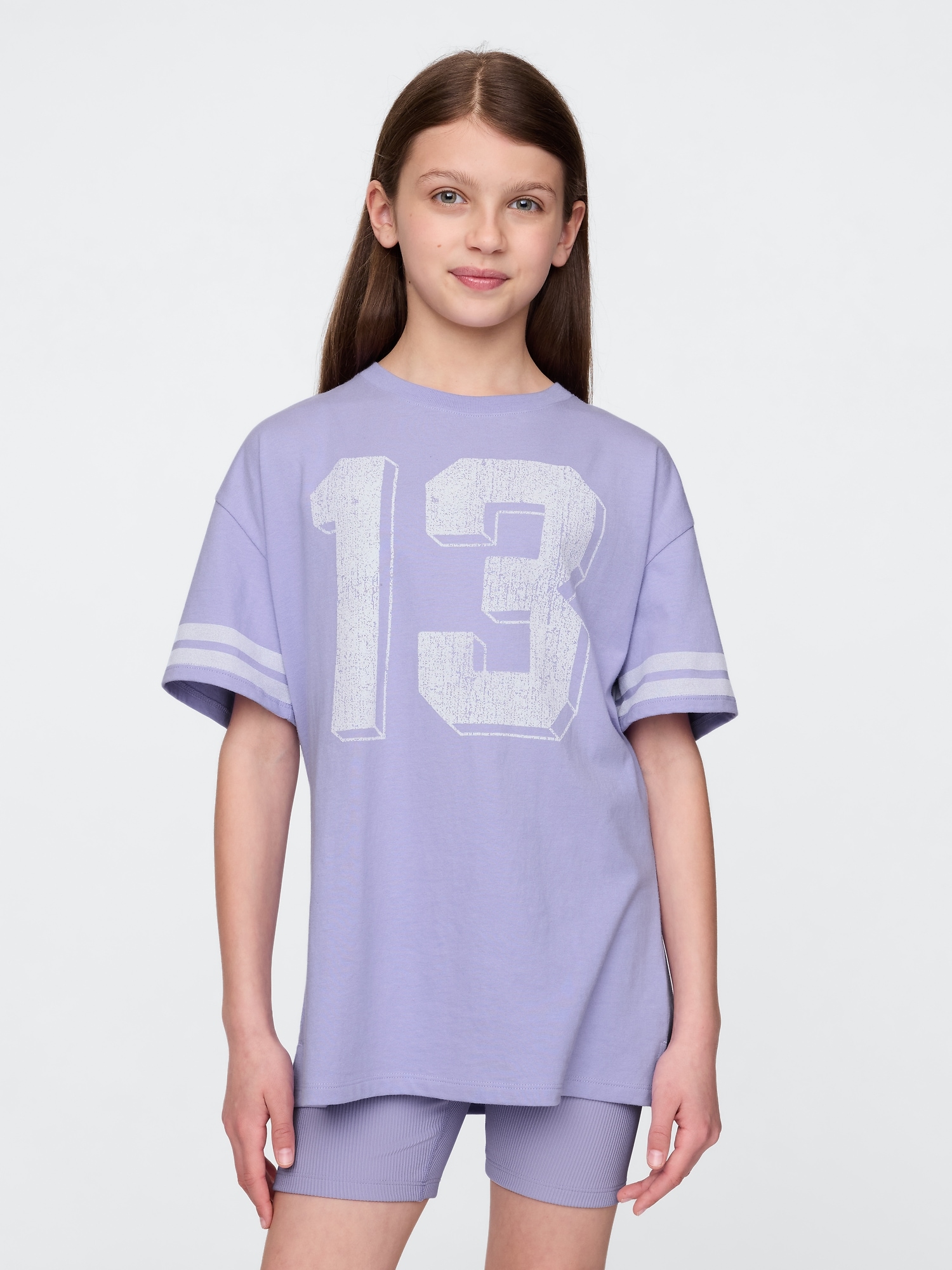 Kids Varsity Graphic Tunic T-Shirt