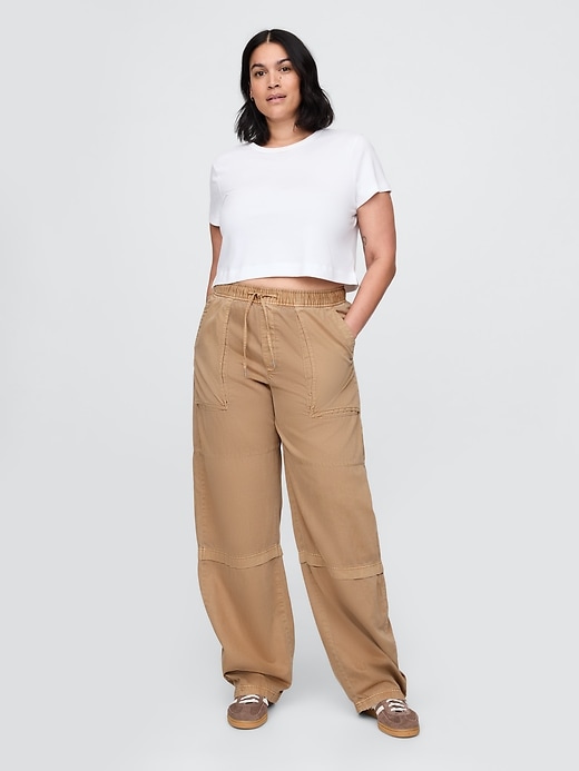 Image number 5 showing, Mid Rise Easy Utility Barrel Pants