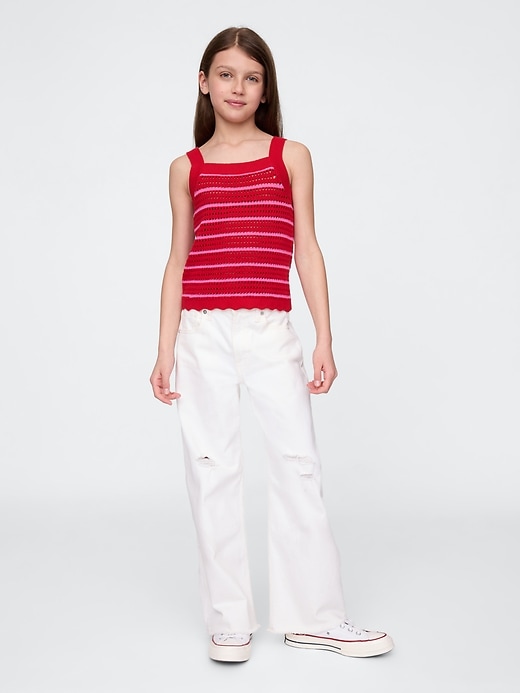 Image number 4 showing, Kids Crochet Tank Top