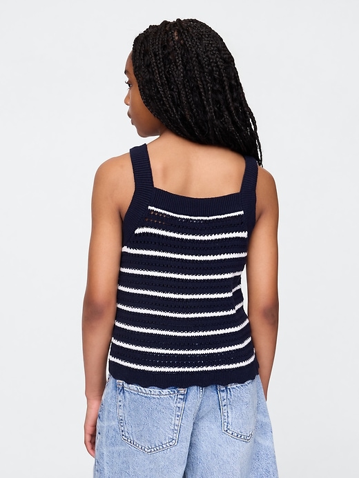 Image number 3 showing, Kids Crochet Tank Top