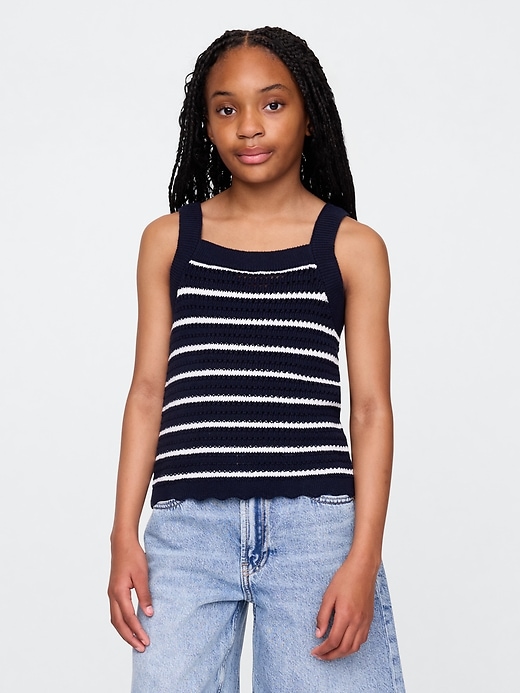 Image number 1 showing, Kids Crochet Tank Top