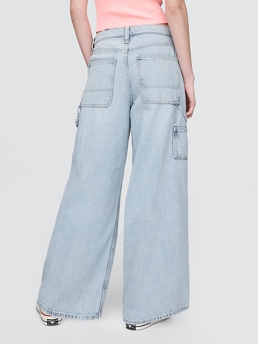 Image number 4 showing, Mid Rise UltraSoft Baggy Jeans