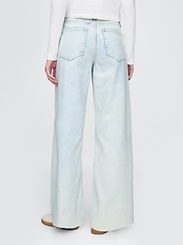 High Rise Stride Wide-Leg Jeans