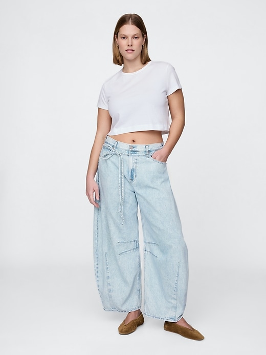 Image number 5 showing, High Rise UltraSoft Horseshoe Jeans