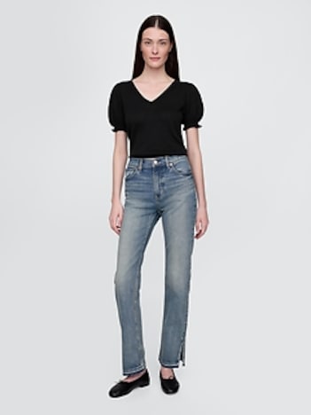 High Rise '90s Straight Jeans