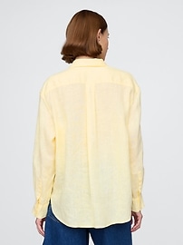 View large product image 22 of 62. 100% Linen Oversized Shirt