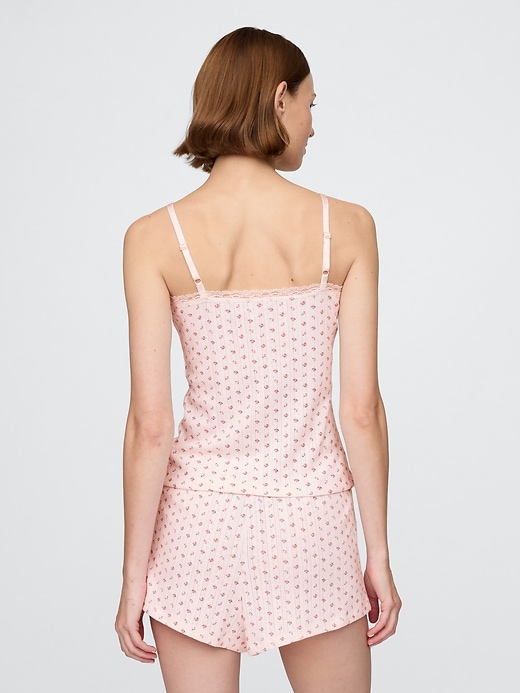 Image number 3 showing, Pointelle PJ Tank Top