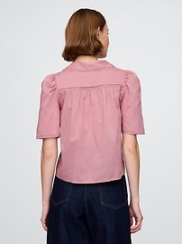 Lace Peter Pan Collar Top