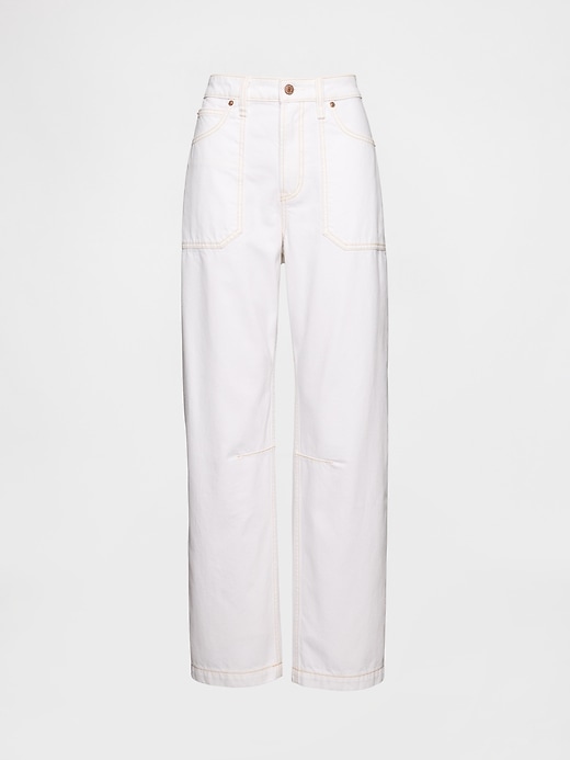 Image number 8 showing, Curvy High Rise Barrel Jeans