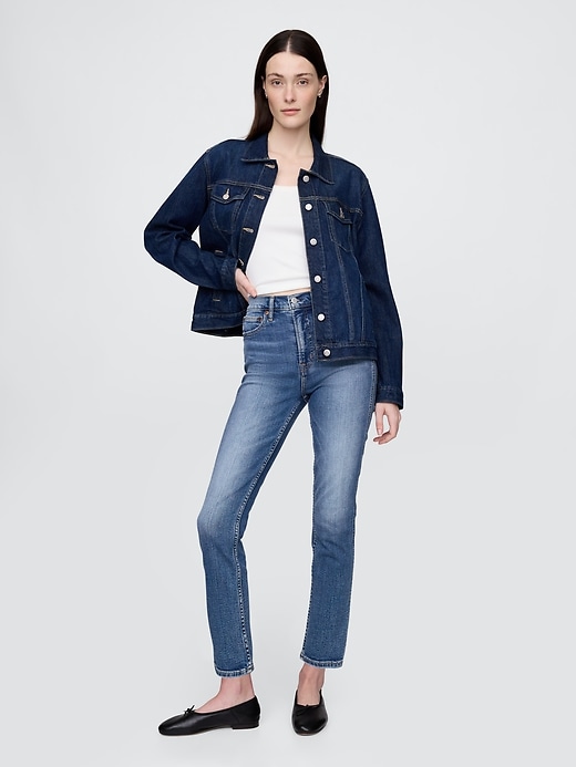 Image number 1 showing, High Rise Vintage Slim Jeans