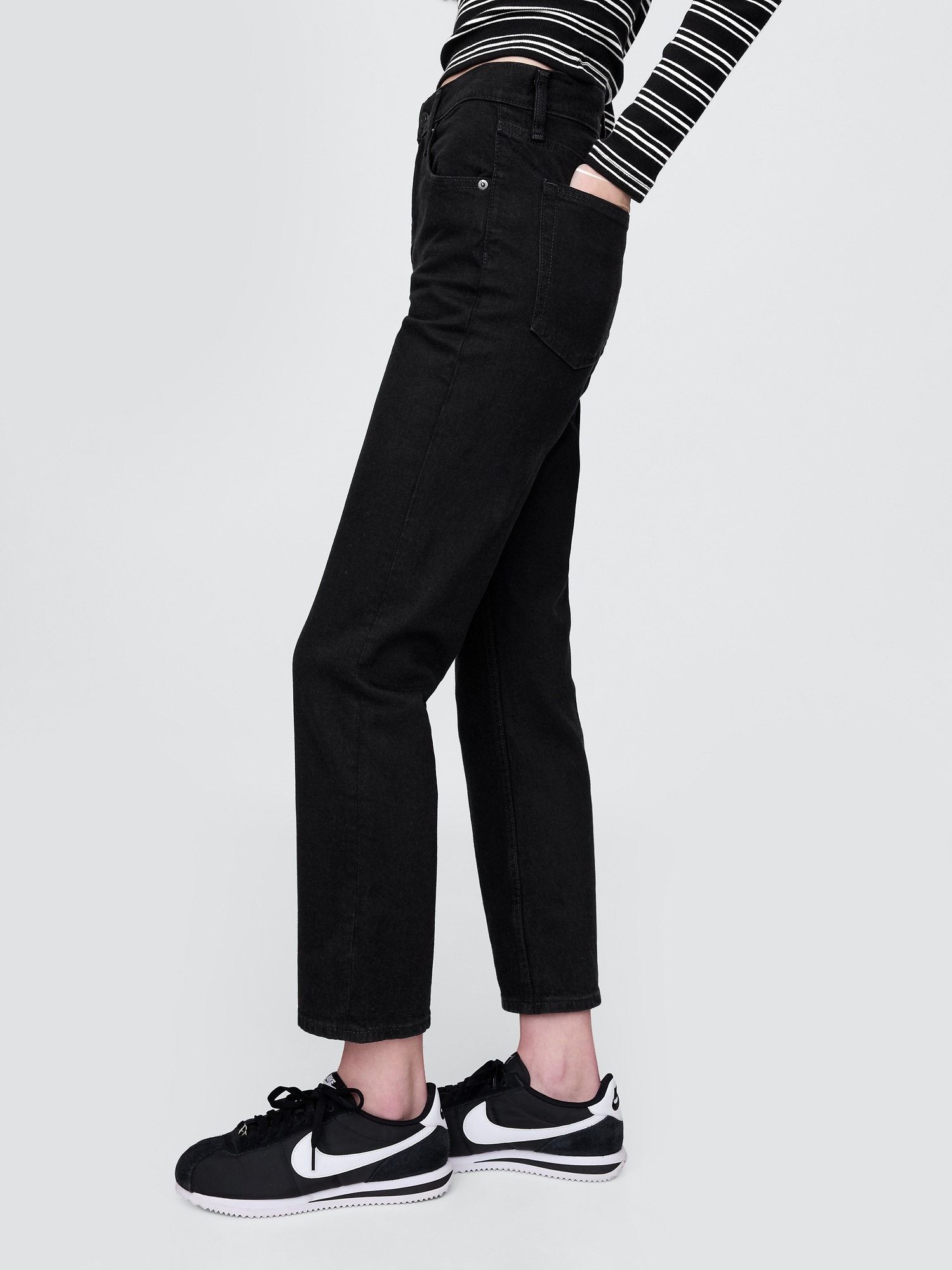 Женские джинсы Gap High Rise Cheeky Straight Jeans — фото 3