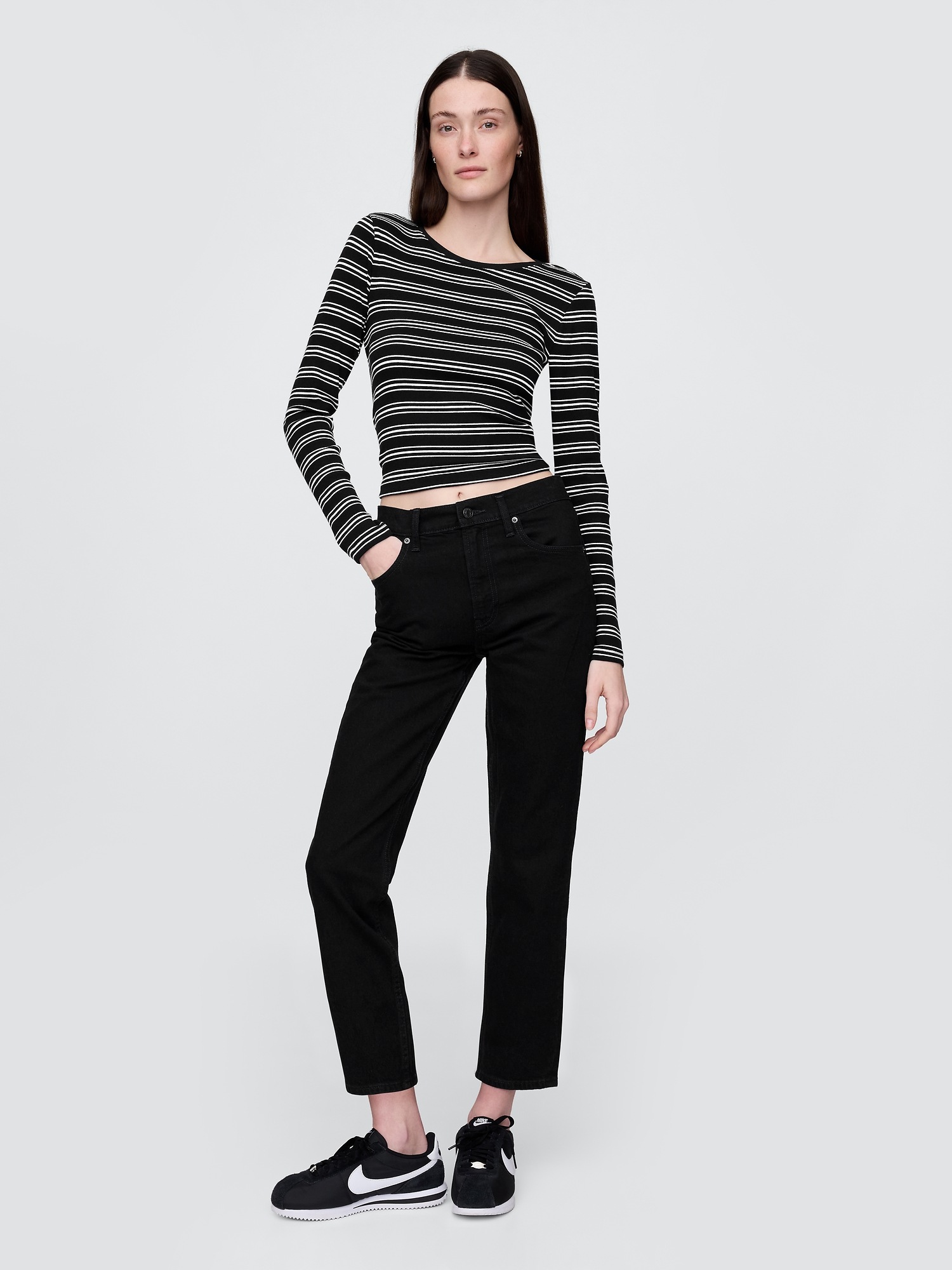 Женские джинсы Gap High Rise Cheeky Straight Jeans