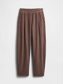 Crinkle Gauze Easy Barrel Pants