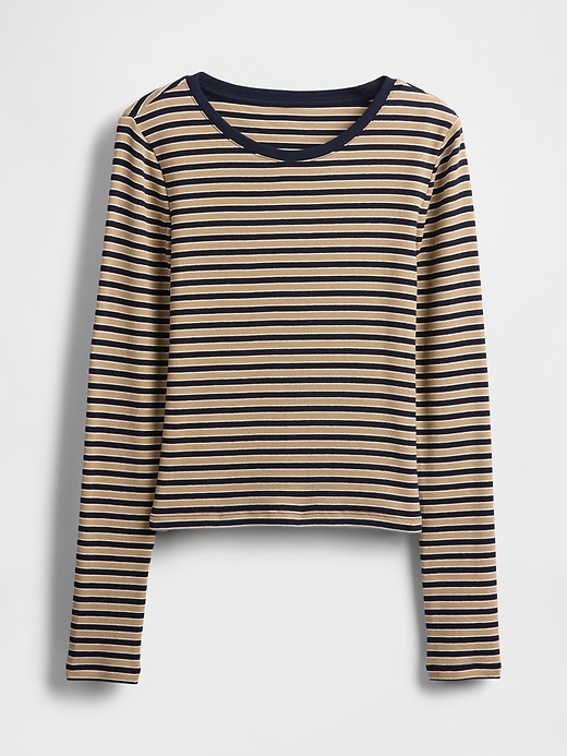 Image number 5 showing, Modern Rib Cropped T-Shirt