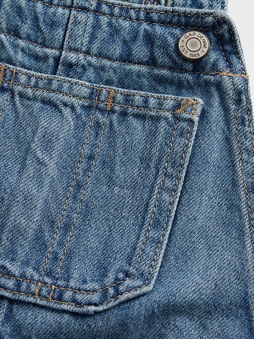 Image number 3 showing, Baby & Toddler Denim Shortalls