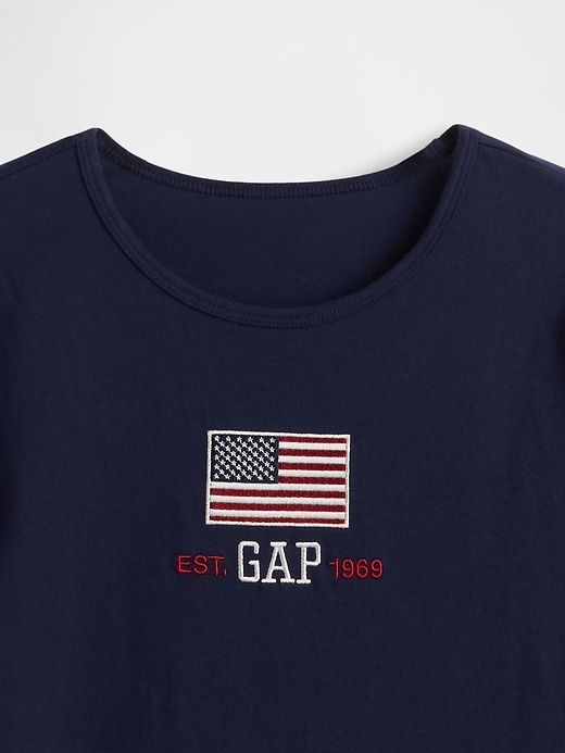 Image number 4 showing, Cropped Graphic T-Shirt