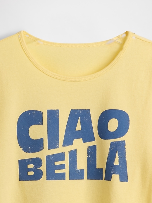 Image number 4 showing, Cropped Graphic T-Shirt