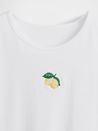 Cropped Graphic T-Shirt
